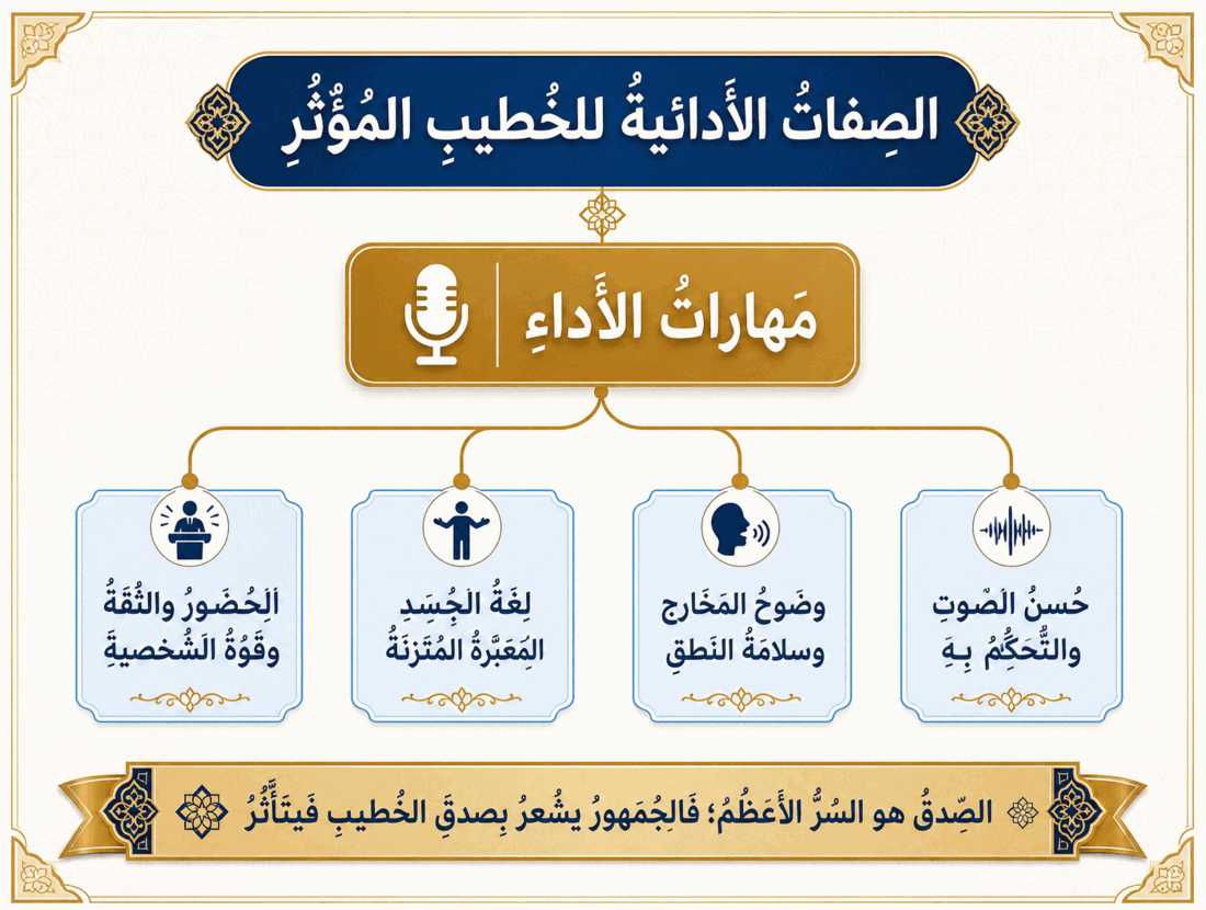 مشجّر مصوّر: الصفات الأدائية